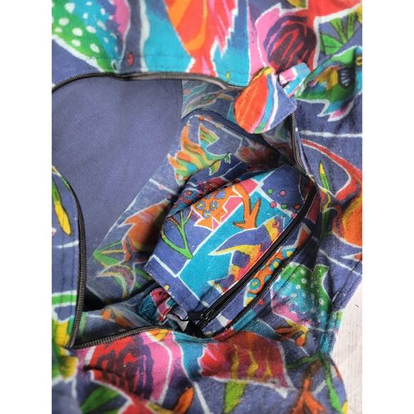 St. Thomas Virgin Islands Tropical Fish Purse Tote Bag Summer Print - Picture 9 of 16